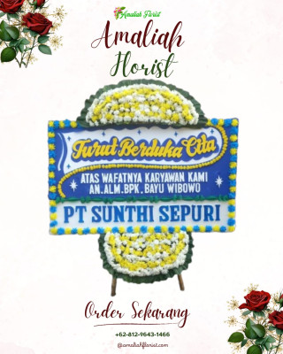 Papan Bunga Duka di Tanjung Pagar