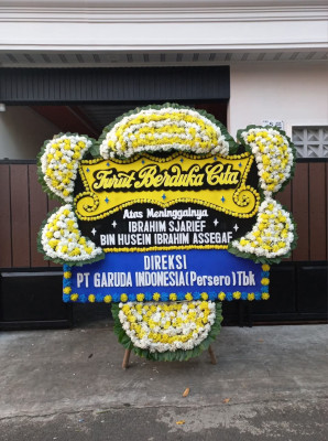 Papan Bunga Duka di Tanjung Pagar