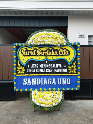 Papan Bunga Duka di Tanjung Pagar